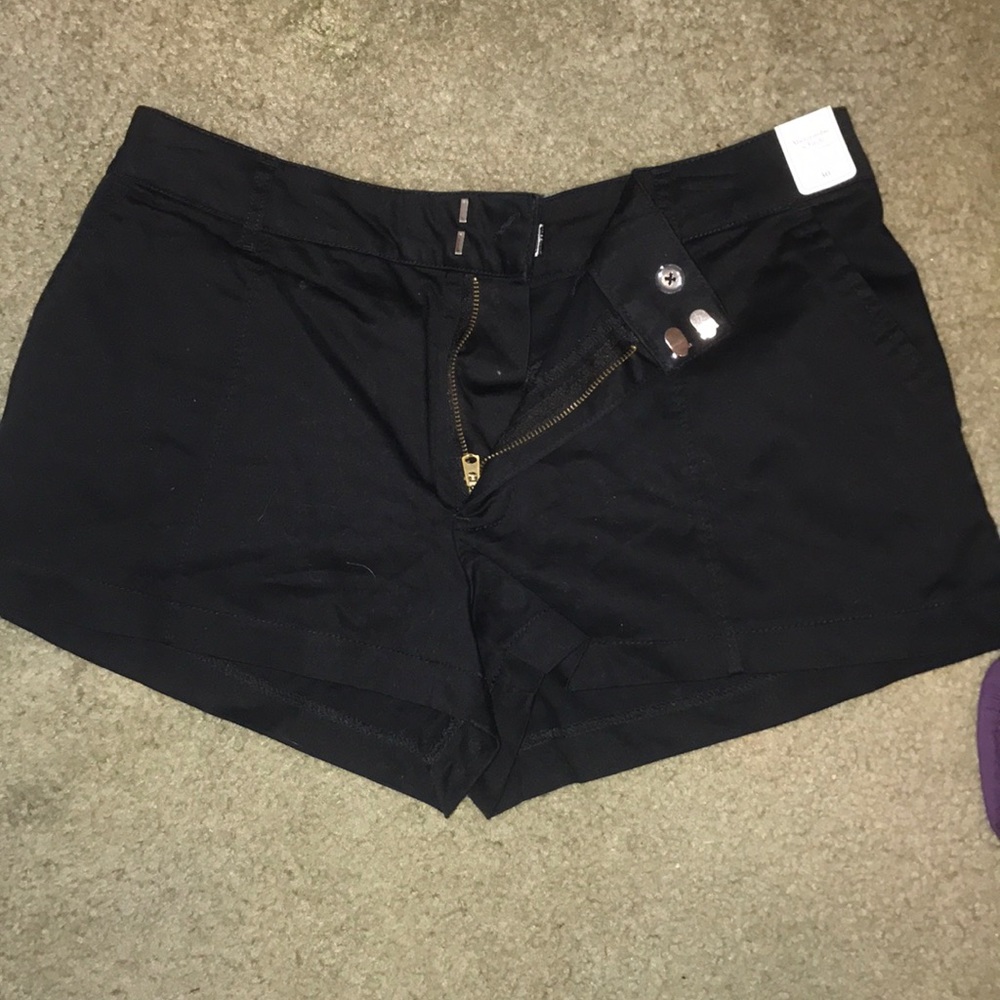 black abercrombie shorts